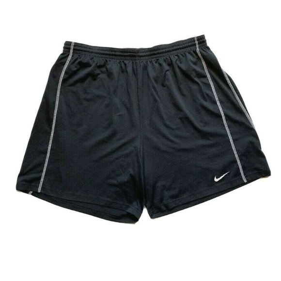 Nike Dri-Fit‎ Athletic Shorts Mens 2XL Elastic Waist Run Train Lightweight Black - Picture 1 of 12